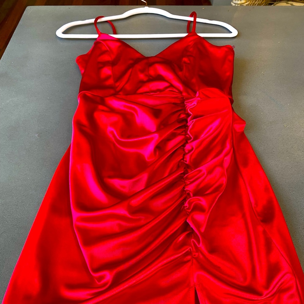 Red dress